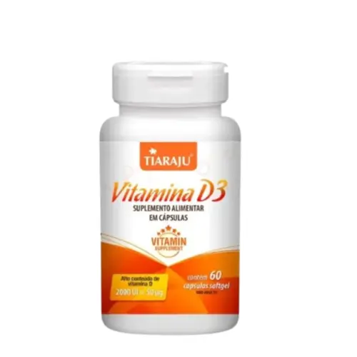 VITAMINA D3 C/60 CÁPSULAS  TIARAJU