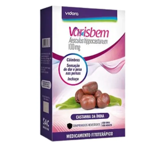VARISBEM 100MG  CASTANHA DA INDIA C/60 COMPRIMIDOS