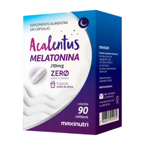 ACALENTUS MELATONINA C/9O CÁPSULAS MAXINUTRI
