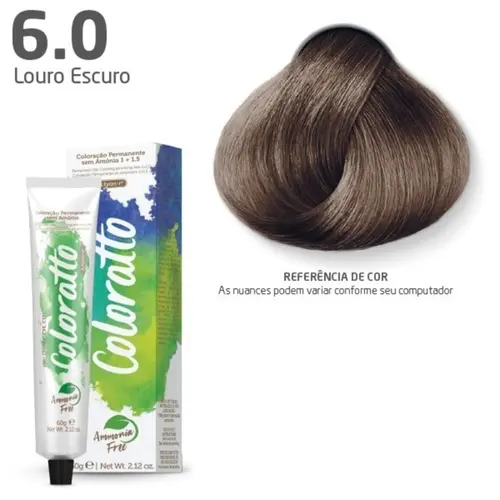 COLORAÇÃO COLORATTO 6.0 LOIRO ESCURO TRIVITT
