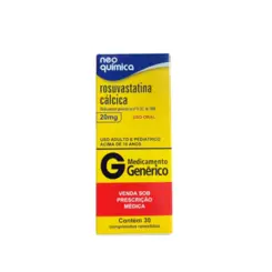 ROSUVASTATINA CÁLCICA  20MG C/30 COMPRIMIDOS NEO QUÍMICA