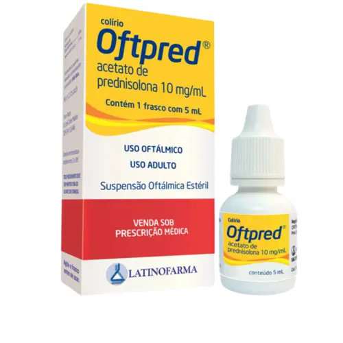 OFTPRED 10MG/ML  SOLUÇÃO OFTÁLMICA 5ML