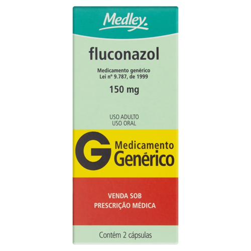 FLUCONAZOL 150MG C/2 CÁPSULAS MEDLEY - MEDLEY INDUSTRIA FAR