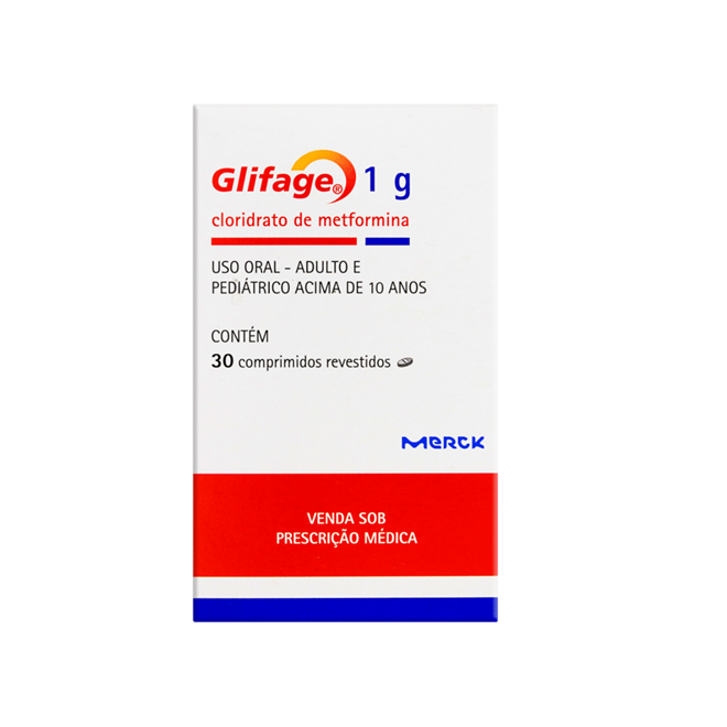 GLIFAGE 1G C/30 COMPRIMIDOS REVESTIDOS - MERCK