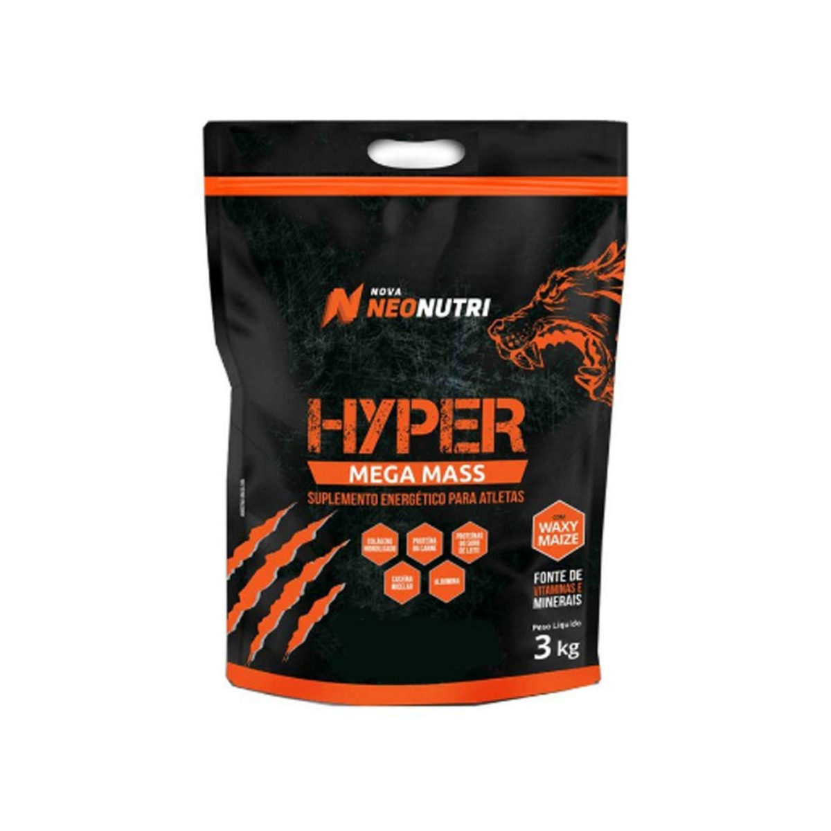 MEGA MASS HYPER 3KG BAUNILHA