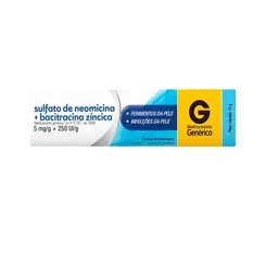 NEOMICINA E BACITRACINA POMADA DERMATOLOGICA 15G