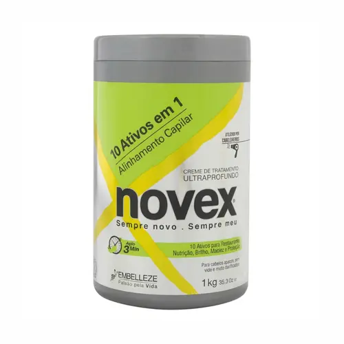 CREME PARA TRATAMENTO ALINHAMENTO CAPILAR NOVEX 1KG