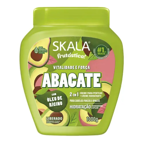 CREME DE TRATAMENTO ABACATE FRUTASTICA SKALA 1KG