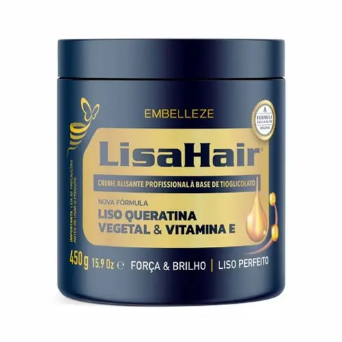 CREME ALISANTE LISO QUERATINA LISA HAIR 450G