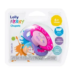 CHUPETA VIVA TAMANHO 2 SILICONE ORTODONTICO ROSA LOLLY REF-4915