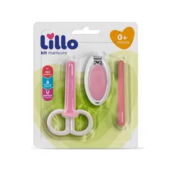 KIT MANICURE INFANTIL ROSA LILLO REF-618531