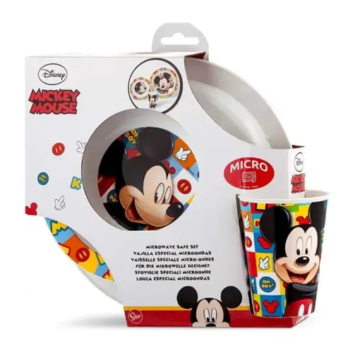 KIT PRATO E COPO MICKEY MOUSE LILLO REF-306521