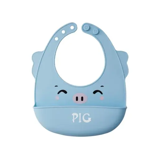 BABADOR DE SILICONE AZUL NEOPAN COD-7701