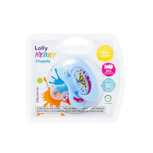 CHUPETA AZUL SILICONE RED CLEAN Nº2 LOLLY
