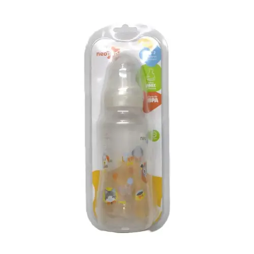 MAMADEIRA ORTODONTICA BRANCA ANIMAIS NEOPAN 250ML REF-2154