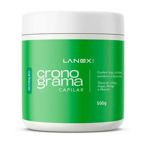 MASCARA CRONOGRAMA CAPILAR NUTRIÇÃO LANOX 500G