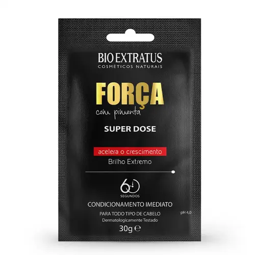 MÁSCARA CAPILAR SUPER DOSE FORCA PIMENTA BIO EXTRATUS 30G