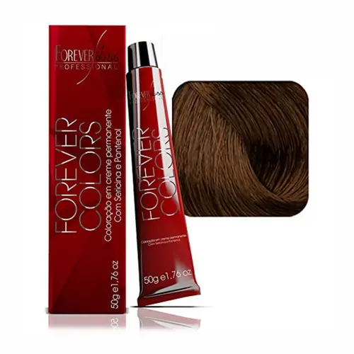 TINTA 6/7 LOURO ESCURO MARROM CHOCOLATE FOREVER LISS 50G