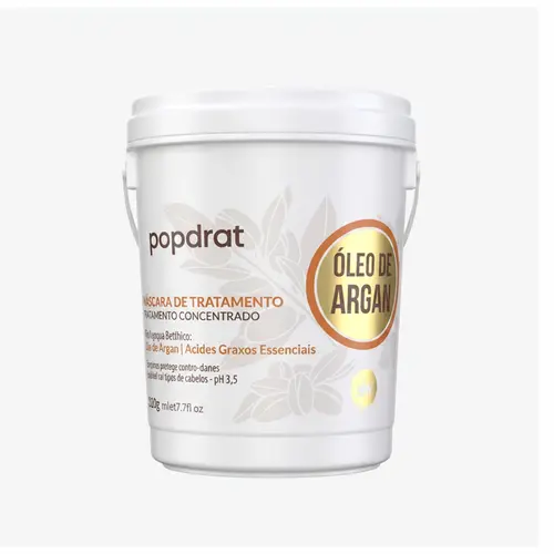 CREME DE TRATAMENTO ÓLEO DE ARGAN POPDRAT 220G