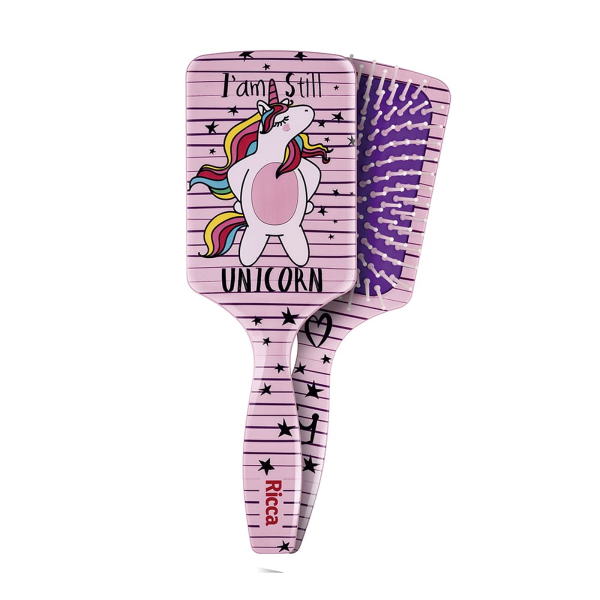 ESCOVA PARA CABELO RACKET UNICORN RICCA - BELLIZ INDUSTRIA , COMERCIO, I