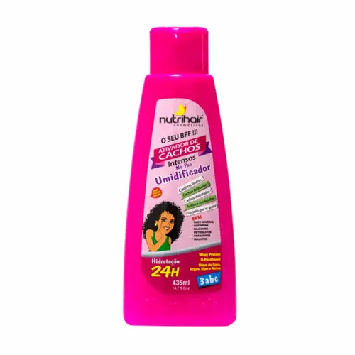 ATIVADOR DE CACHOS NO POO UMIDIFICADOR NUTRI HAIR 435ML