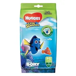 FRALDA PS COM 1 UNIDADE PRAIA E PISCINA LITTLE SWIMMERS HUGGIES