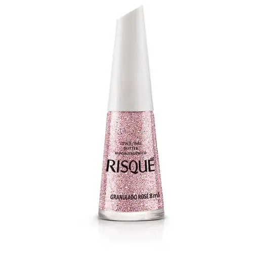 ESMALTE GRANULADO ROSÊ RISQUÉ 8ML