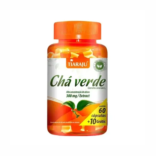 CHÁ VERDE COM 60 COMPRIMIDOS TIARAJU