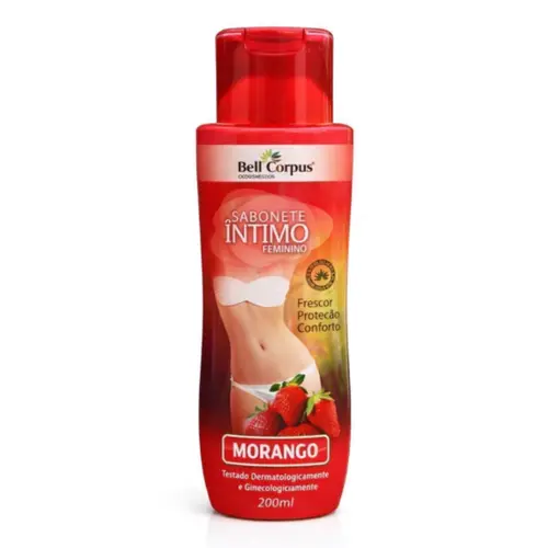 SABONETE INTIMO MORANGO BELL CORPUS 200ML