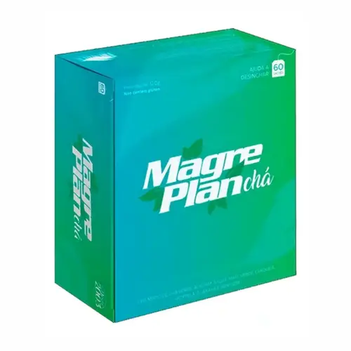 CHÁ TRADICIONAL COM 60 SACHÊS MAGREPLAN