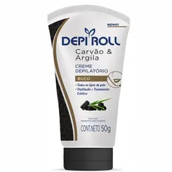CREME DEPILATORIO CARVAO E ARGILA DEPI ROLL 50G
