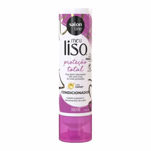 CONDICIONADOR MEU LISO PROTECAO TOTAL SALON LINE 300ML