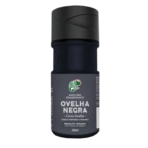 MASCARA PIGMENTANTE OVELHA NEGRA CINZA GRAFITE KAMALEAO COLOR 150ML