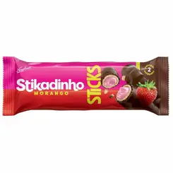 CHOCOLATE STICKS MORANGO STIKADINHO 32G