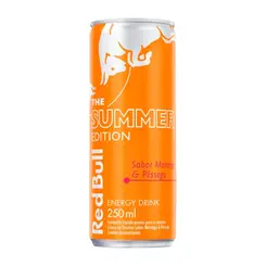 ENERGETICO MORANGO E PESSEGO RED BULL 250ML
