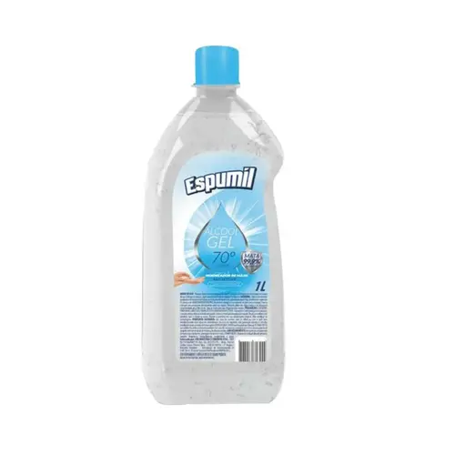 ALCOOL EM GEL 70 ESPUMIL 1L