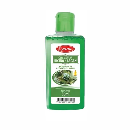 ÓLEO CAPILAR RÍCINO E ARGAN CYANA 50ML