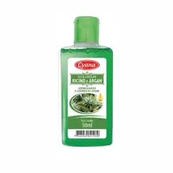 ÓLEO CAPILAR RÍCINO E ARGAN CYANA 50ML