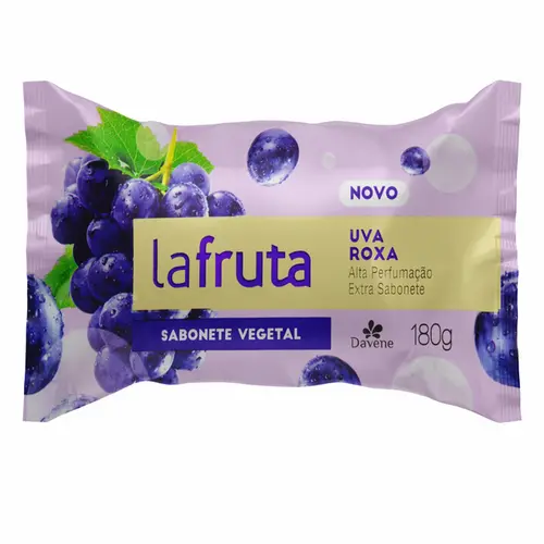 SABONETE VEGETAL UVA ROXA LA FRUTA DAVENE 180G