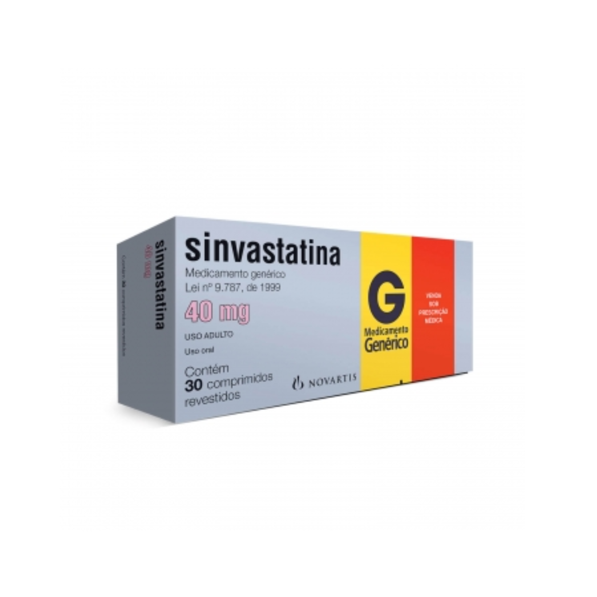 SINVASTATINA 40MG C/30 COMPRIMIDOS REVESTIDOS SANDOZ - SANDOZ