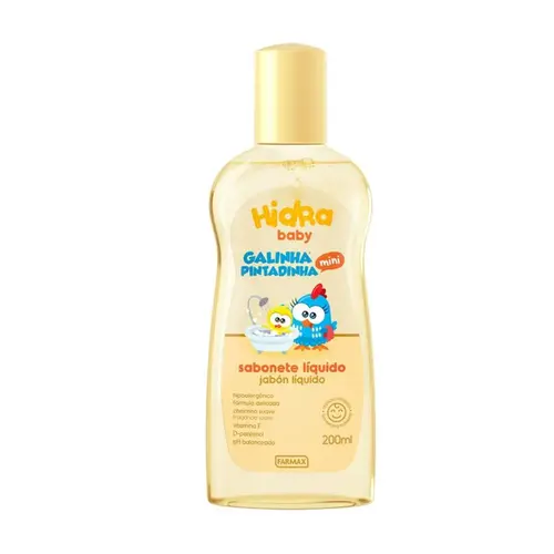 SABONETE LIQUIDO GALINHA PINTADINHA MINI HIDRABABY 200ML