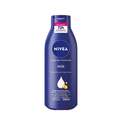 HIDRATANTE CORPORAL NIVEA MILK PELE SECA 200ML