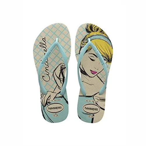SANDALIA BEGE SLIM PRINCESAS 33/34 HAVAIANA