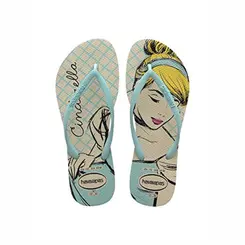 SANDALIA BEGE SLIM PRINCESAS 33/34 HAVAIANA