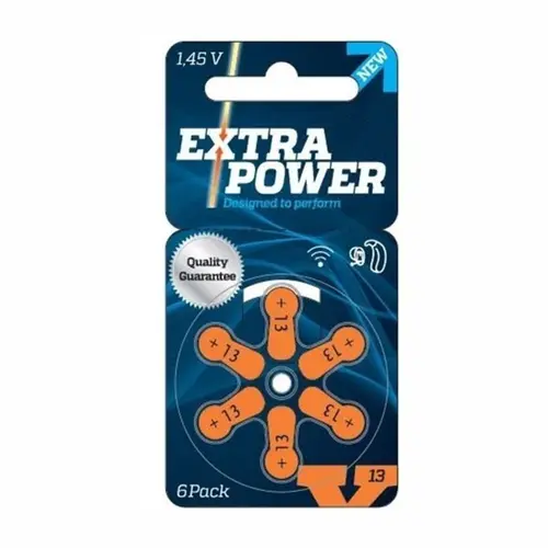 PILHA AUDITIVA 1,45W EXTRA POWER COM 1 UNIDADE