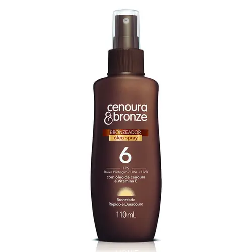 OLEO SPRAY BRONZEADOR 6 FPS CENOURA & BRONZE 110ML