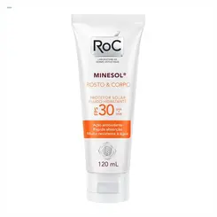 PROTETOR SOLAR COSPO E ROSTO 30FPS MINESOL ROC 120ML
