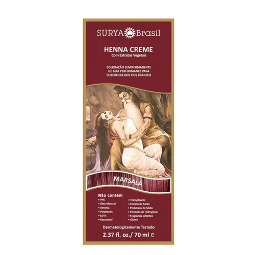 TINTA HENNA CREME MARSALA SURYA 70ML