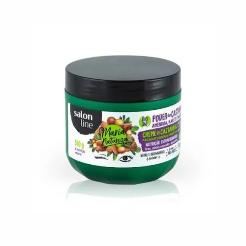 MASCARA PODER DAS CASTANHA MARIA NATUREZA SALON LINE 300G