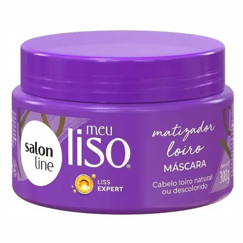 MASCARA MATIZADOR LOIRO MEU LISO SALON LINE 300G